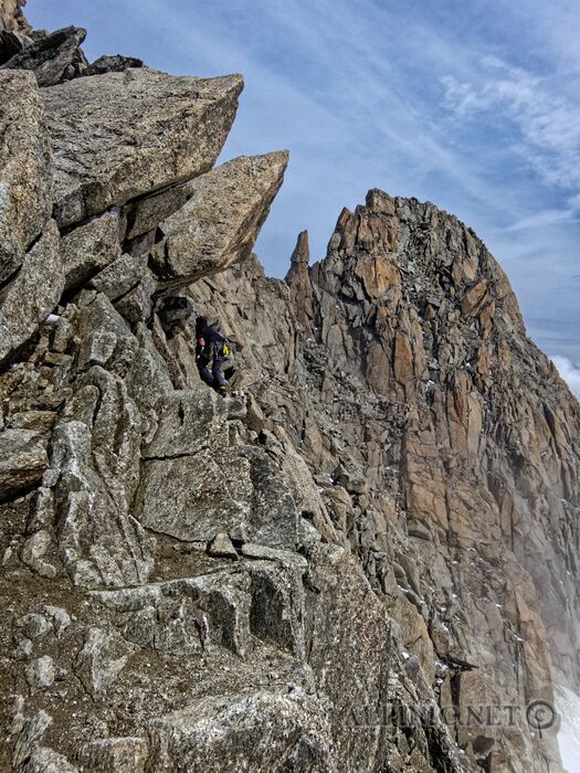Climbing South Summit