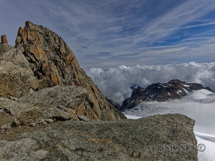 Climbing South Summit