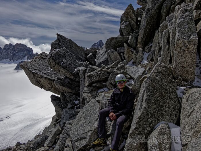 Climbing South Summit