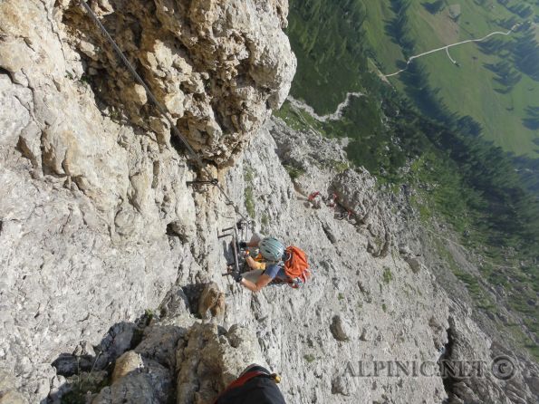 Pisciadu Klettersteig C / Sella Gruppe / DSC00585