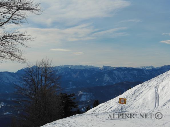 Unterberg / Gutensteiner Alpen 650m / DSCN3552 - Kurze Tour auf den Unterberg über die Myralucke auf den kläglichen Resten der letzten Schneefälle an einem wunderschönen Jänner Morgen.